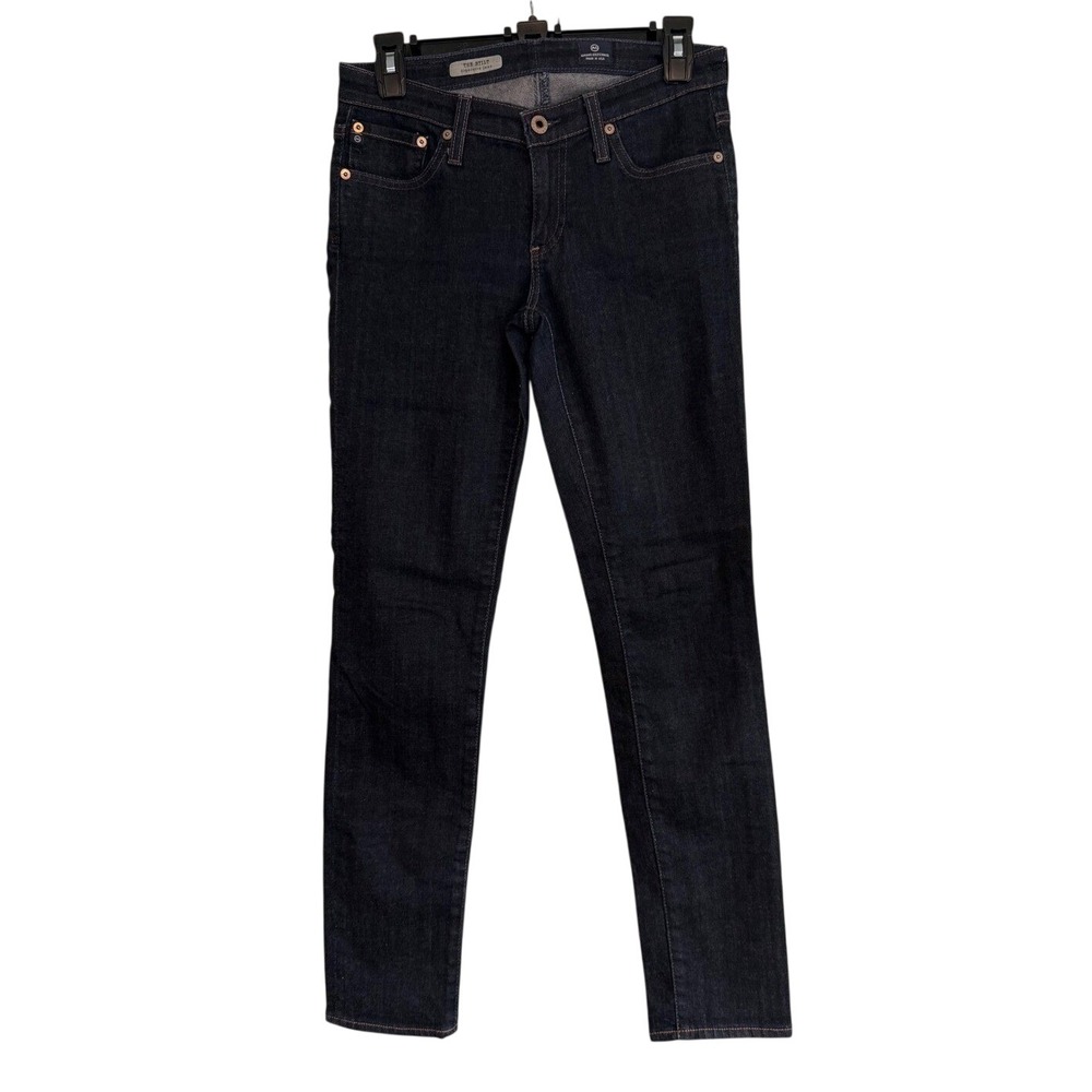 AG Adriano Goldschmied The Stilt Cigarette Jeans Dark Wash Slim Fit USA 27R‎